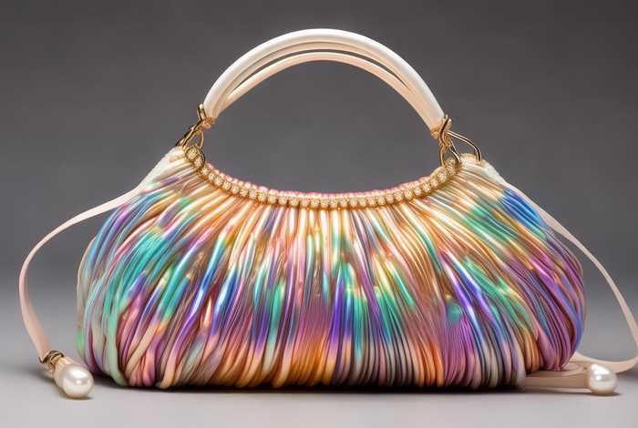 钩针钩今年最时尚包包珍珠丝带包包 - 钩针编织丝带包包