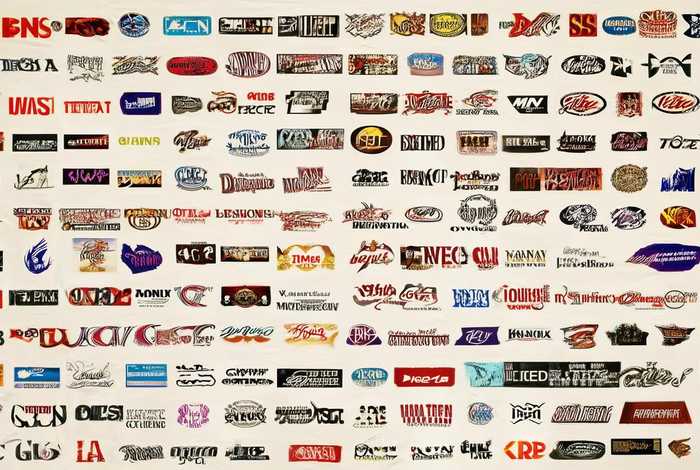 服装商标图案大全查询图 - 服装商标图案大全查询图表