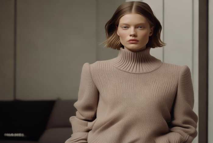 chanel毛衣百搭款；chanel走秀款毛衣