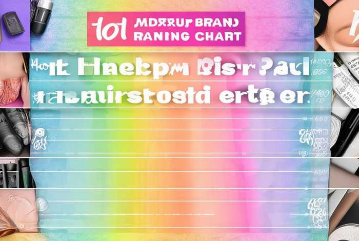 10大化妆品牌排行榜趋势图 10大化妆品牌排行榜趋势图表