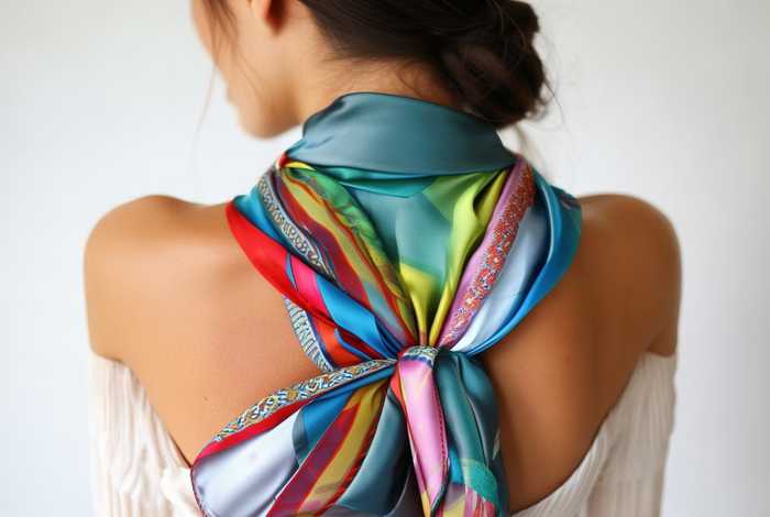 包包丝巾缠绕方法，包包丝巾缠绕方法蝴蝶结