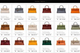 爱马仕二手包回收价格表、爱马仕二手包回收价格表图片