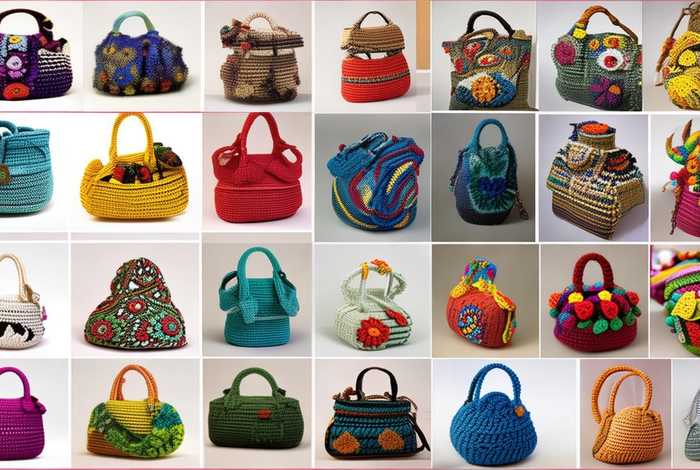 二十多款时尚的钩针包包图解；二十多款时尚的钩针包包图解钩法