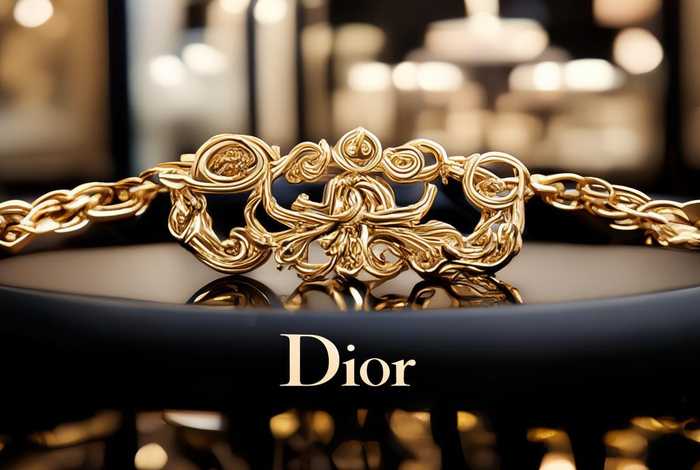 dior迪奥官方旗舰店黄金手链多少钱一个；dior黄金项链