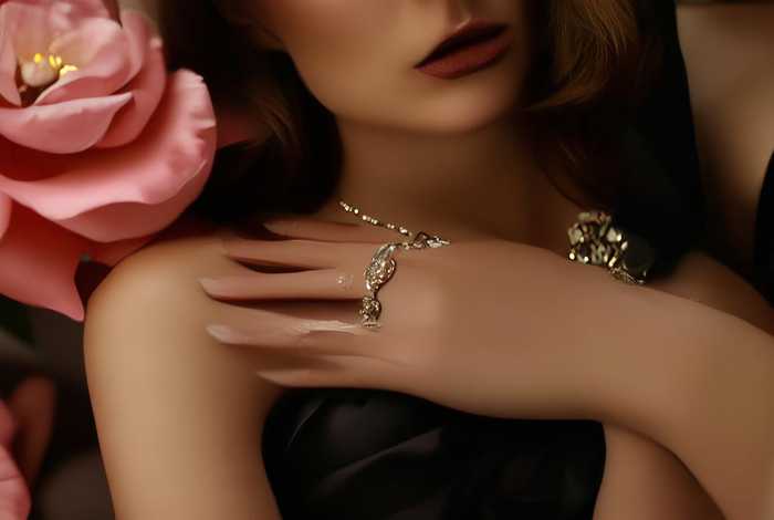 chanel山茶花戒指、chanel山茶花项链jennie