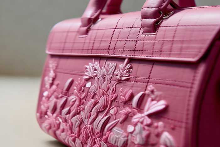 迪奥官方旗舰店包包粉色刺绣（迪奥官方旗舰店包包粉色刺绣图片）