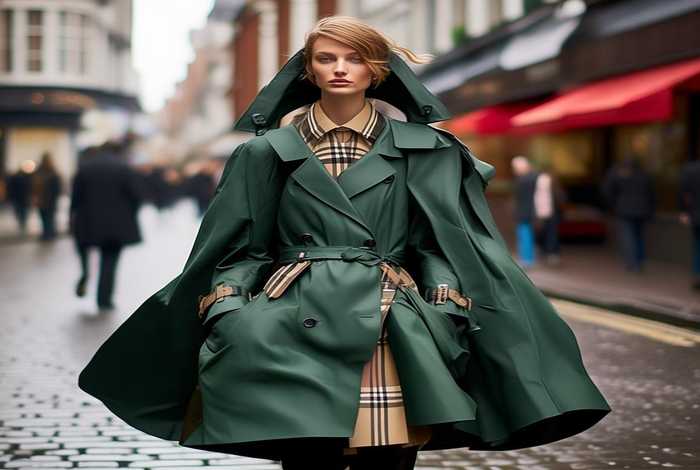 burberry的the cape reimagined burberry的trench london的系列