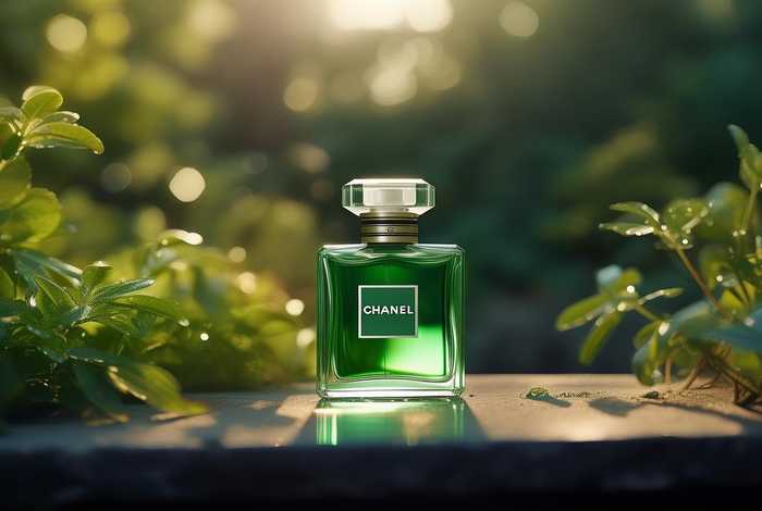 chanel mini绿色，chanel 绿色香水