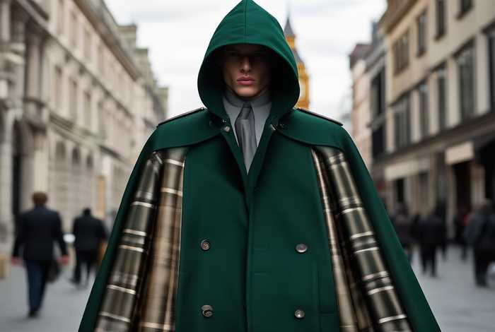burberry的the cape reimagined burberry的trench london的系列