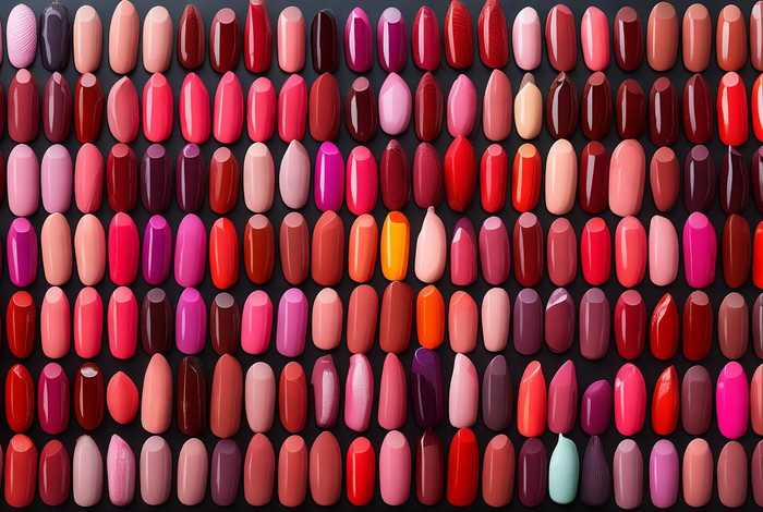 100种口红色系大全图片；100种口红色系大全图片女