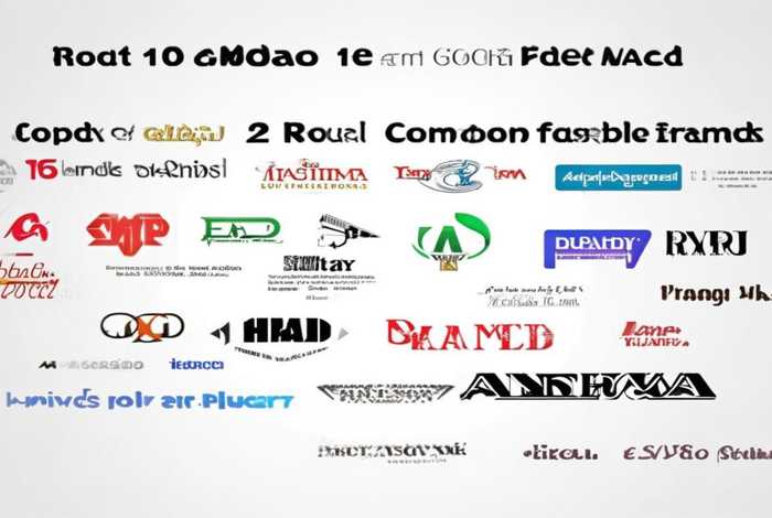 服装十大名牌排名；服装十大名牌排名图标图