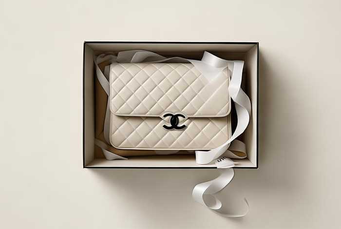 chanel购物袋手提包，chanel购物袋包装图