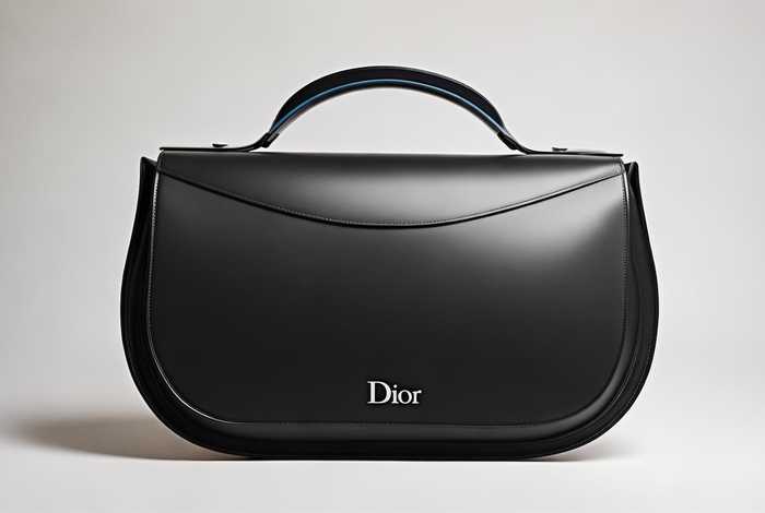 迪奥黑色牛皮马鞍包（迪奥马鞍包磨砂哑光黑色）