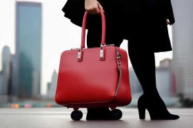 带轮子手提包女款 - 带轮子手提包女款图片