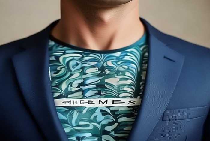 爱马仕男士t恤图案、爱马仕男士衣服图片