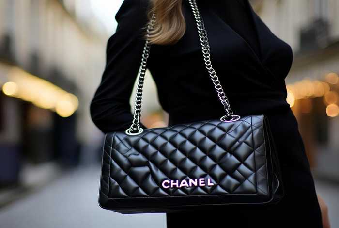 Chanel黑色大号包包 chanel黑色大号包包