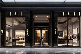 ysl门店装修；ysl专门店