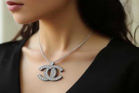 chanel项链双c；chanel双层项链