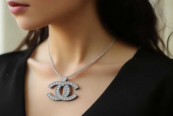 chanel项链双c；chanel双层项链