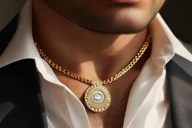 宝格丽回针项链男士 宝格丽回针项链男士能戴吗
