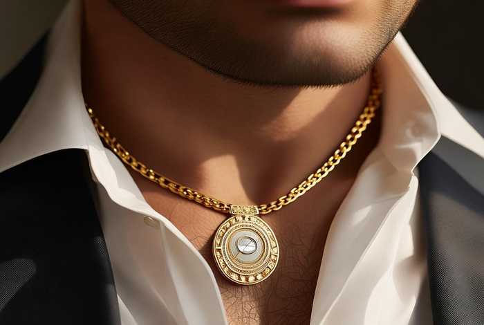 宝格丽回针项链男士 宝格丽回针项链男士能戴吗