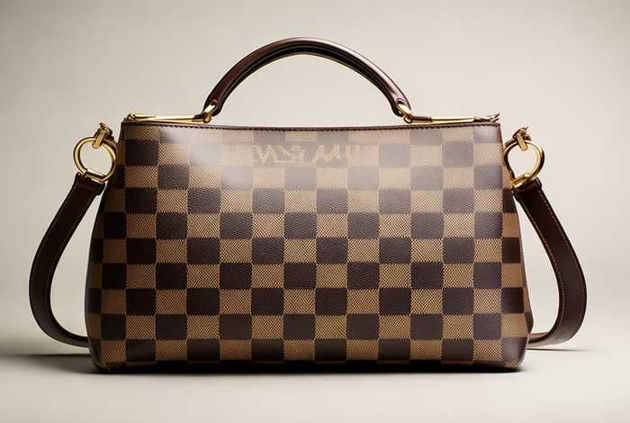 lv路易威登包包棋盘 9新lv-路易威登cor is rtte咖色棋盘格单肩斜挎手提包