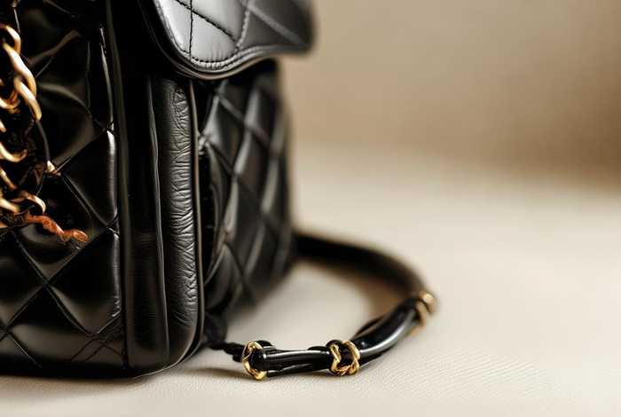 chanel包包双肩包布黑色 chanel vintage双肩包