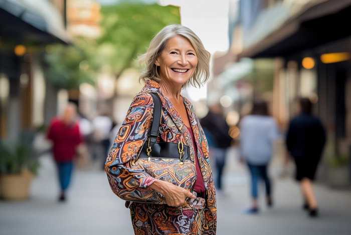 50岁大妈斜挎包、50岁大妈斜挎包图片