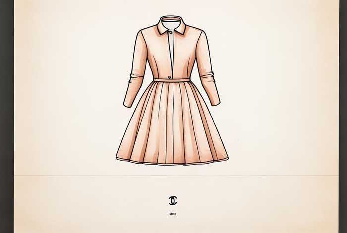 chanel服装设计图，chanel服装设计手稿