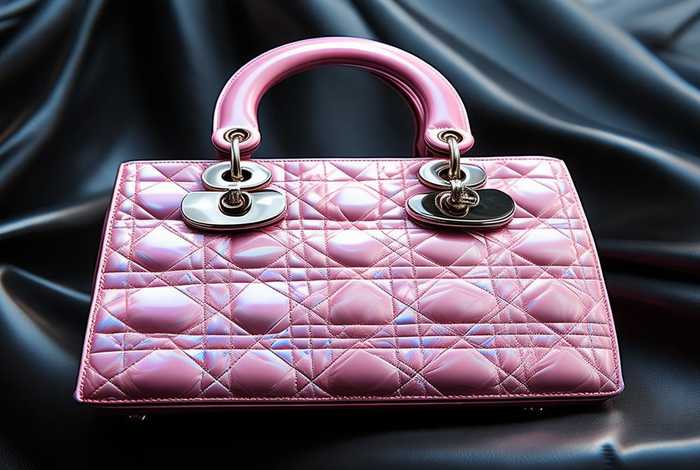 迪奥戴妃包珠光粉银扣 - 迪奥珠光粉的戴妃包