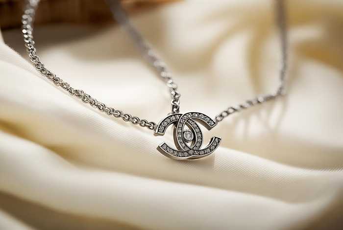 chanel logo项链 chanel vintage项链