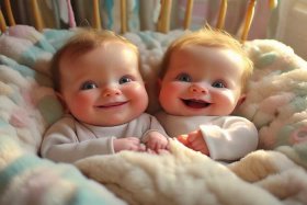 宝宝图片大全可爱；龙凤胎宝宝图片大全可爱