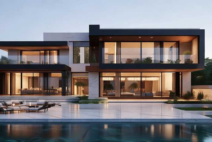 2000平方现代轻奢大别墅（200平米轻奢现代大概多少钱）