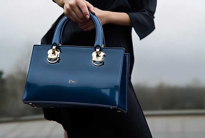 diorlady戴妃包蓝；dior戴妃包雾霾蓝