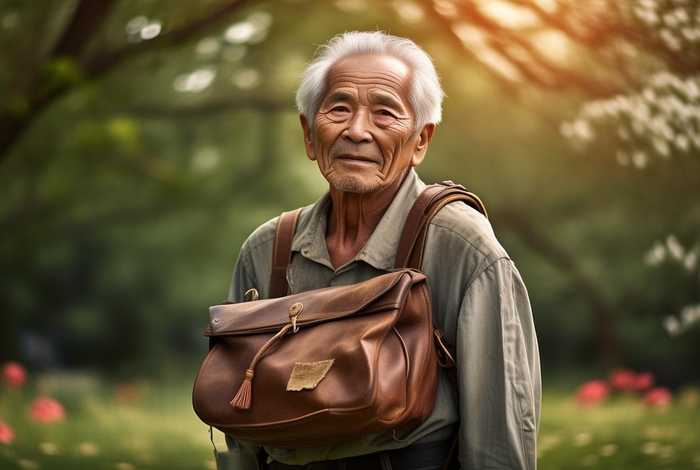 70岁老人挎包、70岁老人包包