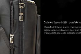 防水防盗尼龙布斜挎包；尼龙防水布料双肩背包