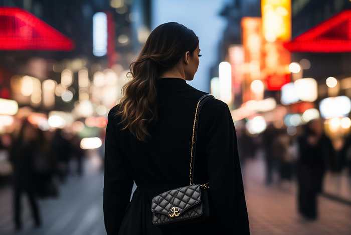 chanel流浪包上身图（chanel流浪包背法图片）