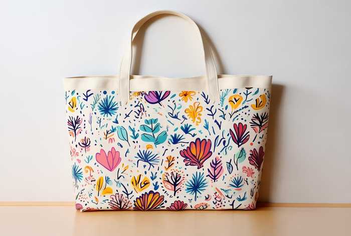 帆布包手绘图案简单又漂亮；帆布包手绘图案简单又漂亮图片