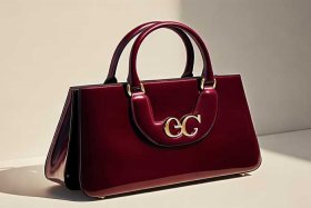 古驰gucci女包2025新款，古驰gucci女包2025新款酒红色