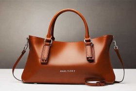 保罗女士真皮斜挎包女包；保罗女士包包品牌是什么价位
