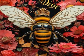 迪奥标志logo是蜜蜂吗，迪奥标志logo是蜜蜂吗是真的吗
