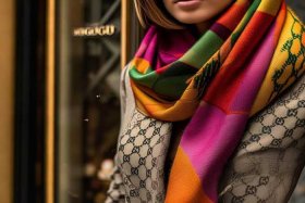 古驰羊绒围巾女款，古驰羊绒围巾女款专柜价格