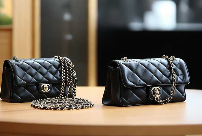 chanel cf小号和mini对比 chanelcf小号中号对比