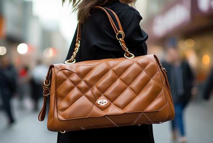 chanel流浪包搭配；chanel流浪包什么皮质