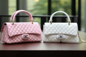 chanel cf mini粉色 chanel cf mini白色