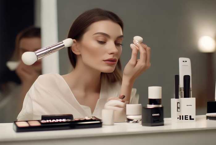 chanel仿真化妆安静书英文（chanel化妆教程）