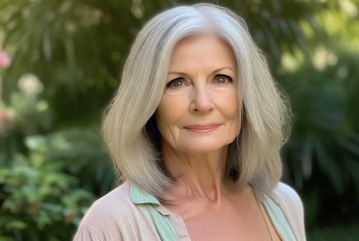 50岁60岁女人直发型减龄 50一60岁女人直发发型