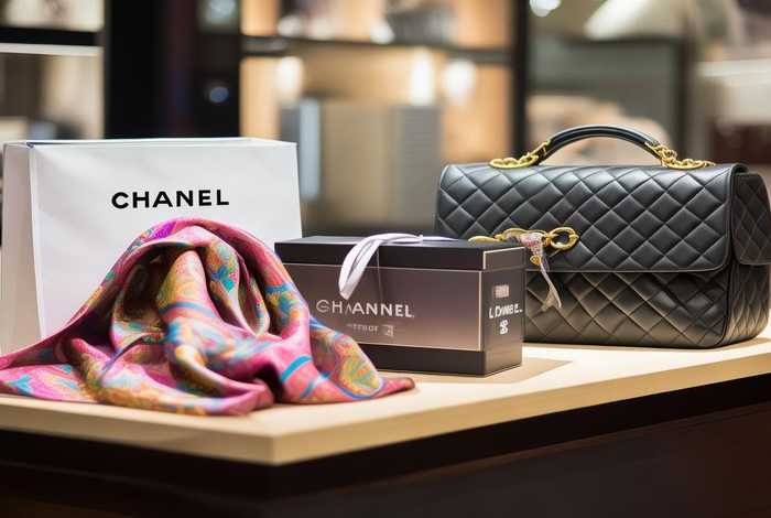 chanel专柜赠品围巾，chanel赠品包和专柜包的区别