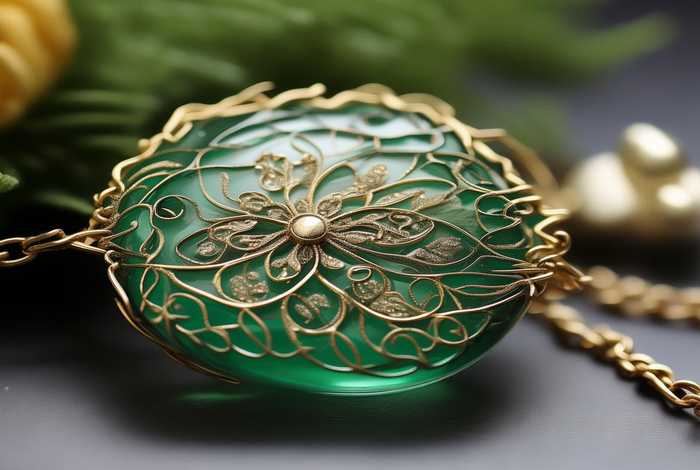 chanel中古绿琉璃胸针（chanel中古胸针价格）