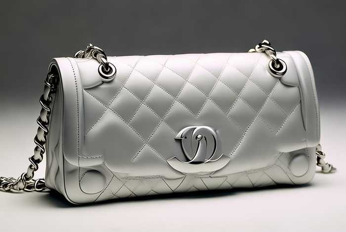 chanel香奈儿银色包 - chanel银色cf包包